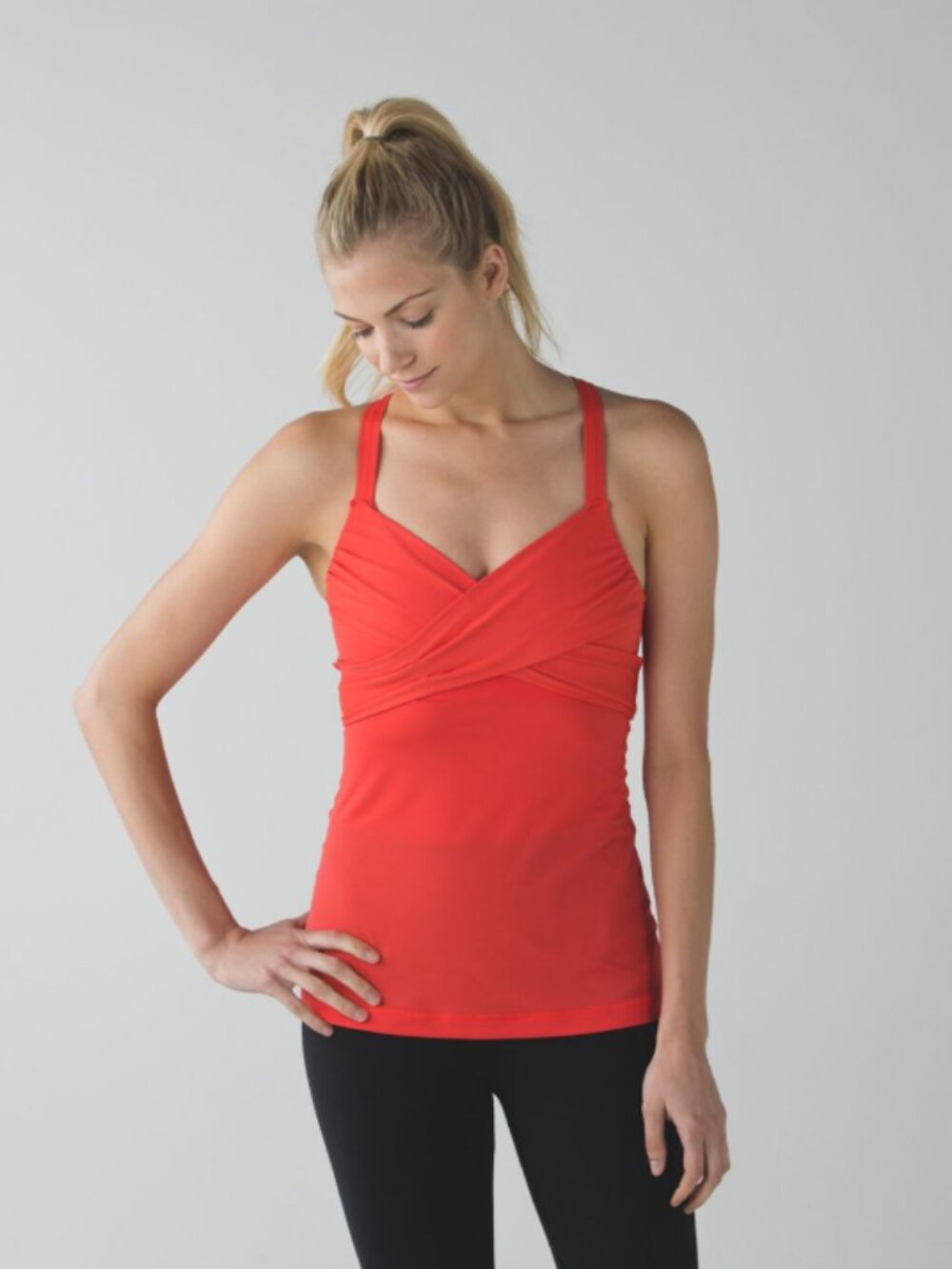 Lululemon Wrap It Up Tank, Color: Alarming, Size 6